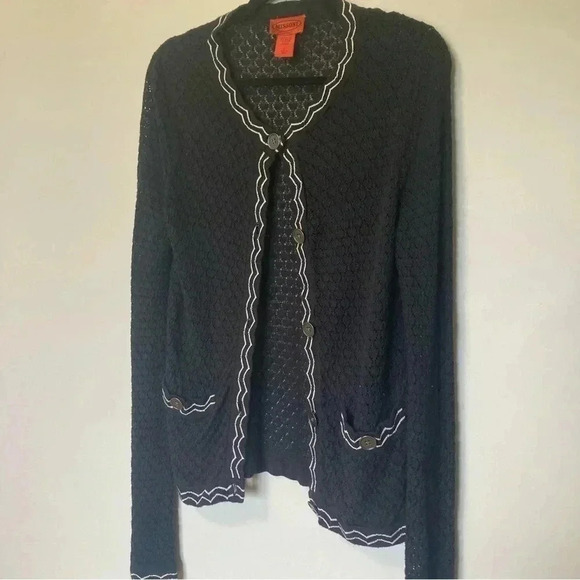 Missoni for Target black white button  cardigan - Picture 4 of 5